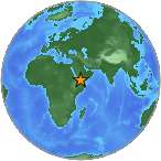 Earthquake location 13.7655S, 45.7335W