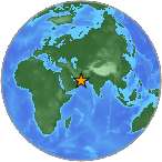 Earthquake location 27.3798S, 57.8079W