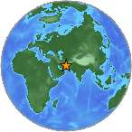 Earthquake location 27.6774S, 59.2979W