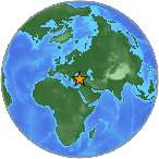 Earthquake location 40.1152S, 33.2719W