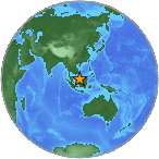 Earthquake location 2.8256S, 109.1399W