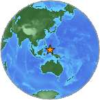 Earthquake location 2.9205S, 128.4578W