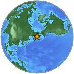 Earthquake location 62.1781S, 170.7772W