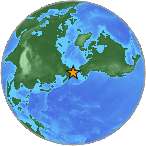 Earthquake location 66.5653S, 173.6114W