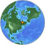 Earthquake location 67.7027S, 142.5266W