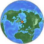 Earthquake location 77.188S, 7.9235W