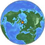 Earthquake location 73.0093S, 5.7052W