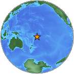Earthquake location -17.9802S, -172.1945W