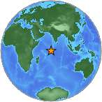 Earthquake location -3.562S, 68.5795W