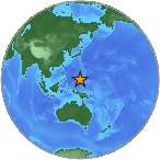 Earthquake location 12.2459S, 141.0757W