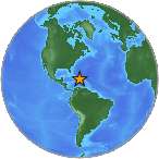 Earthquake location 19.537S, -67.6W