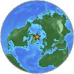 Earthquake location 79.7576S, -17.7992W