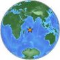 Light earthquake: M4.8 quake has struck near Mid-Indian Ridge