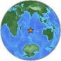 Light earthquake, 4.8 mag has occurred near Mid-Indian Ridge
