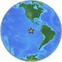 Light earthquake 4.9 mag, central East Pacific Rise